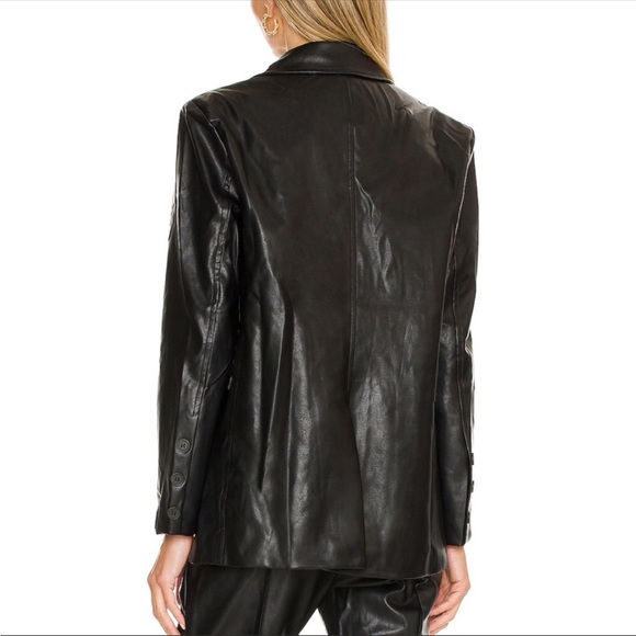Revolve Faux Leather Jacket/Blazer - Picture 3 of 4
